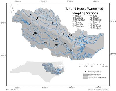 A Multi-season Investigation of Microbial Extracellular Enzyme Activities in Two Temperate Coastal North Carolina Rivers: Evidence of Spatial but Not Seasonal Patterns